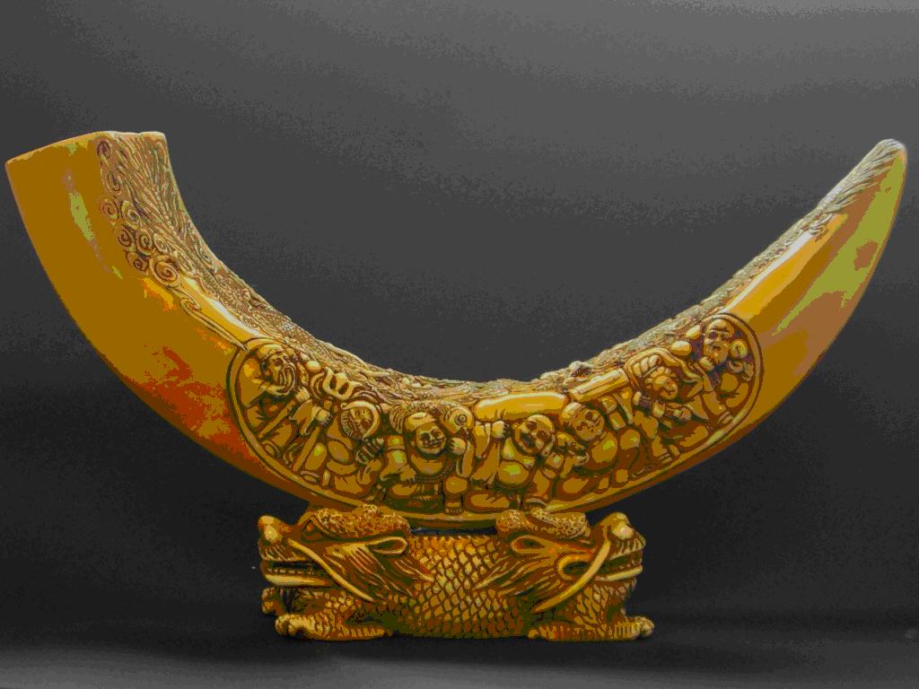 Imitation of Aged Ivory Tusk C Seven Chinese Celestials