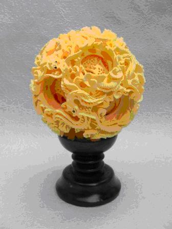 Chinese Ivory Imitation Puzzle Balls #22